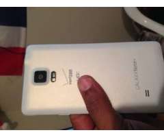 Samsung note 4 blanco verizon como nuevo