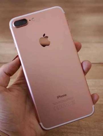 Vendo iphone 7plus rosado de 128gb 10/10