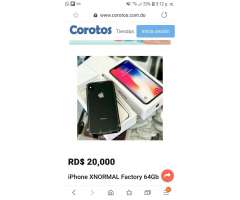 iPhone X Normal Factory 64Gb